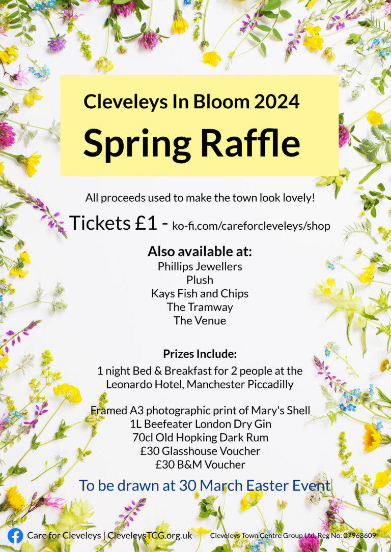 Cleveleys In Bloom Spring Raffle 2024