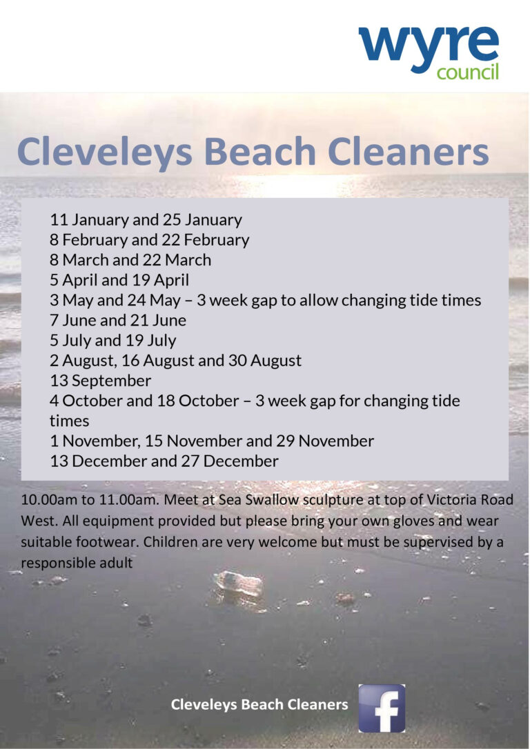 Cleveleys Beach Cleaners