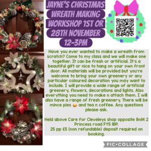 Jayne's Christmas Wreath Making Workshop