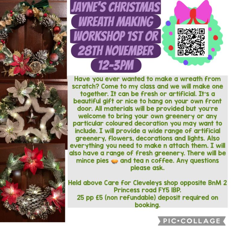 Jayne's Christmas Wreath Making Workshop